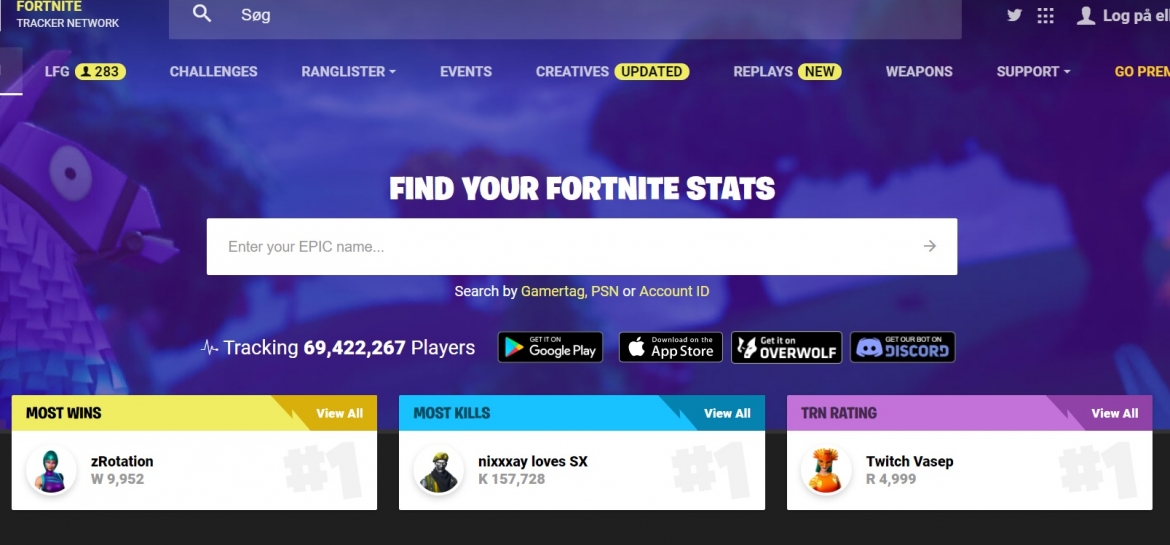 find-fortnite-tracker-page-here