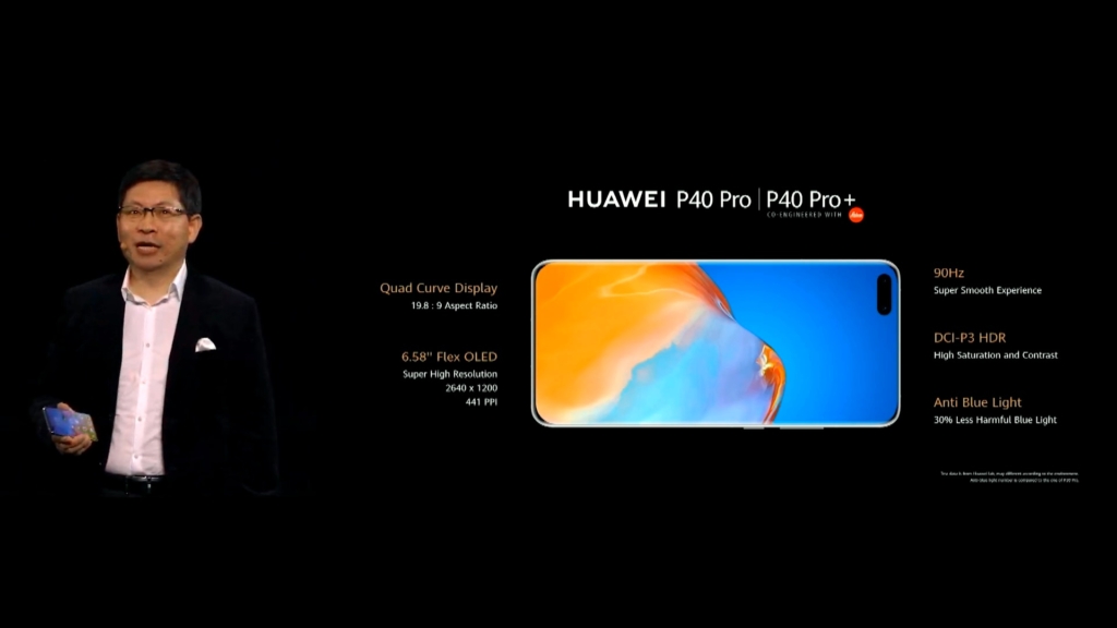 Huawei P40 pro and P40 Pro plus specs
