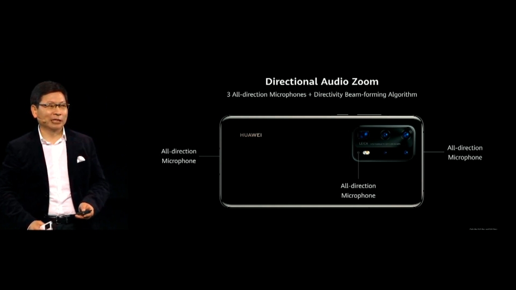 Huawei P40 pro series Directional audio zoom ideal for vlogging