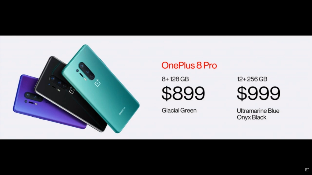 OnePlus 8 Pro prices