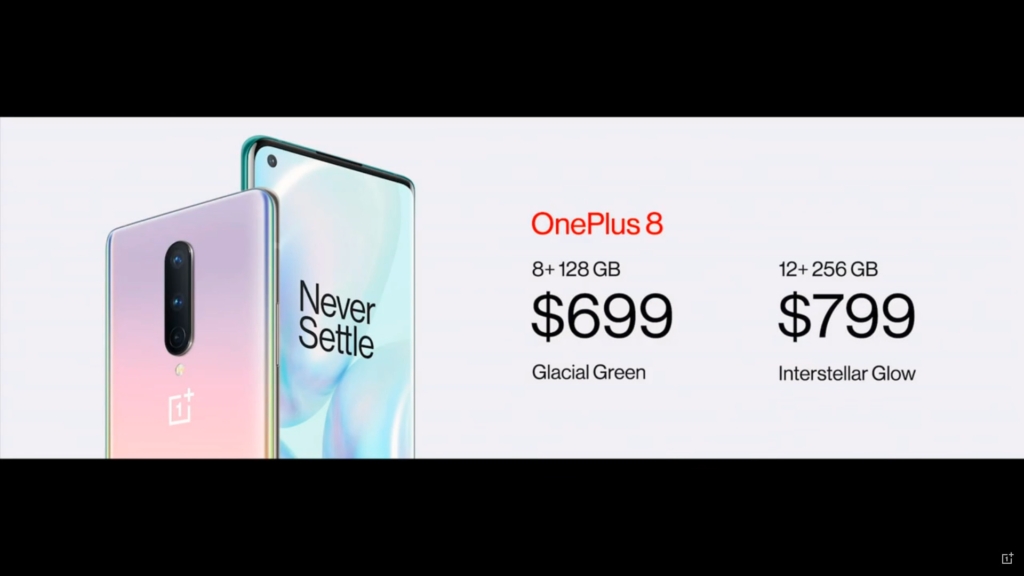 OnePlus 8 prices